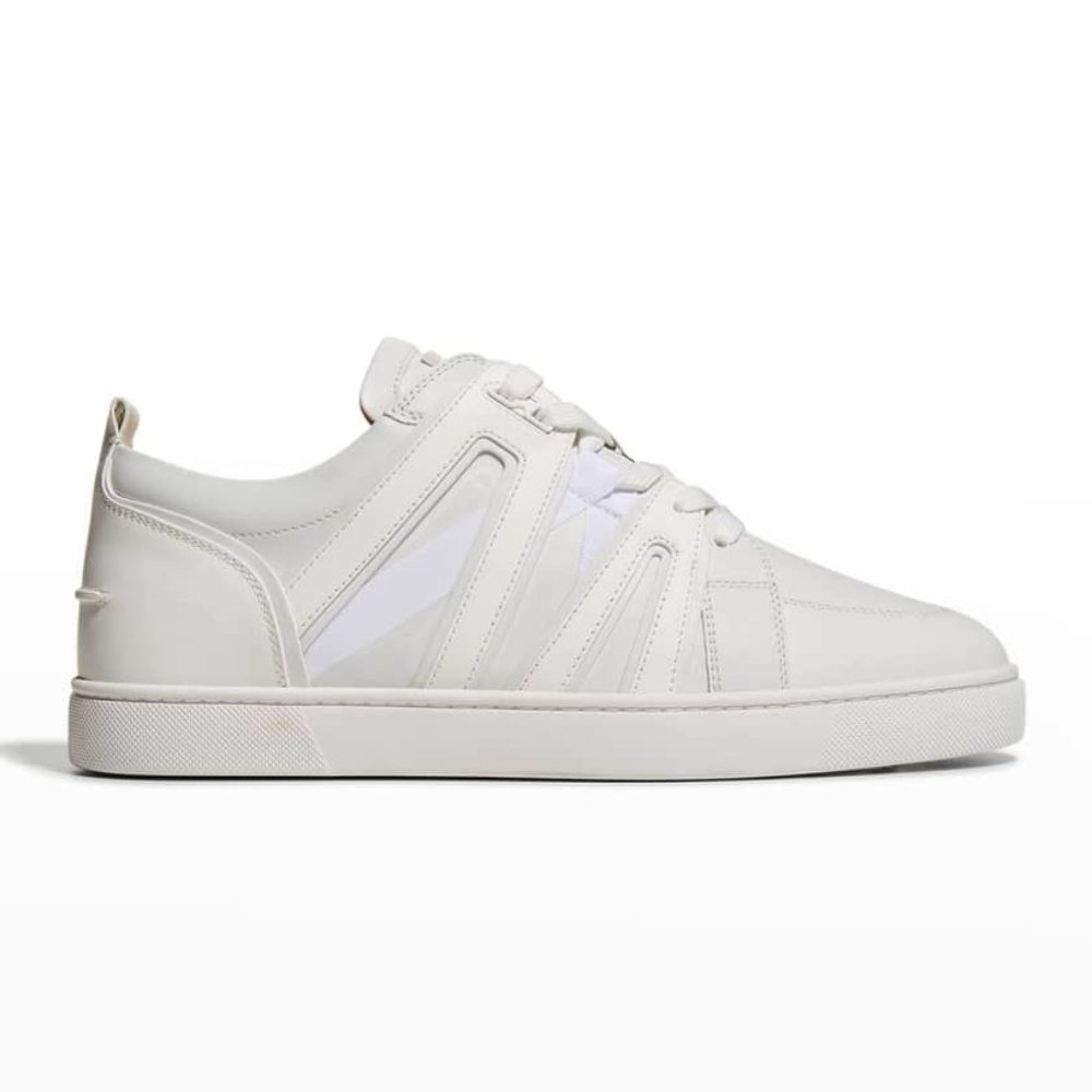 Christian Louboutin "Vida Viva Flat" low-top sneakers Size 47 White